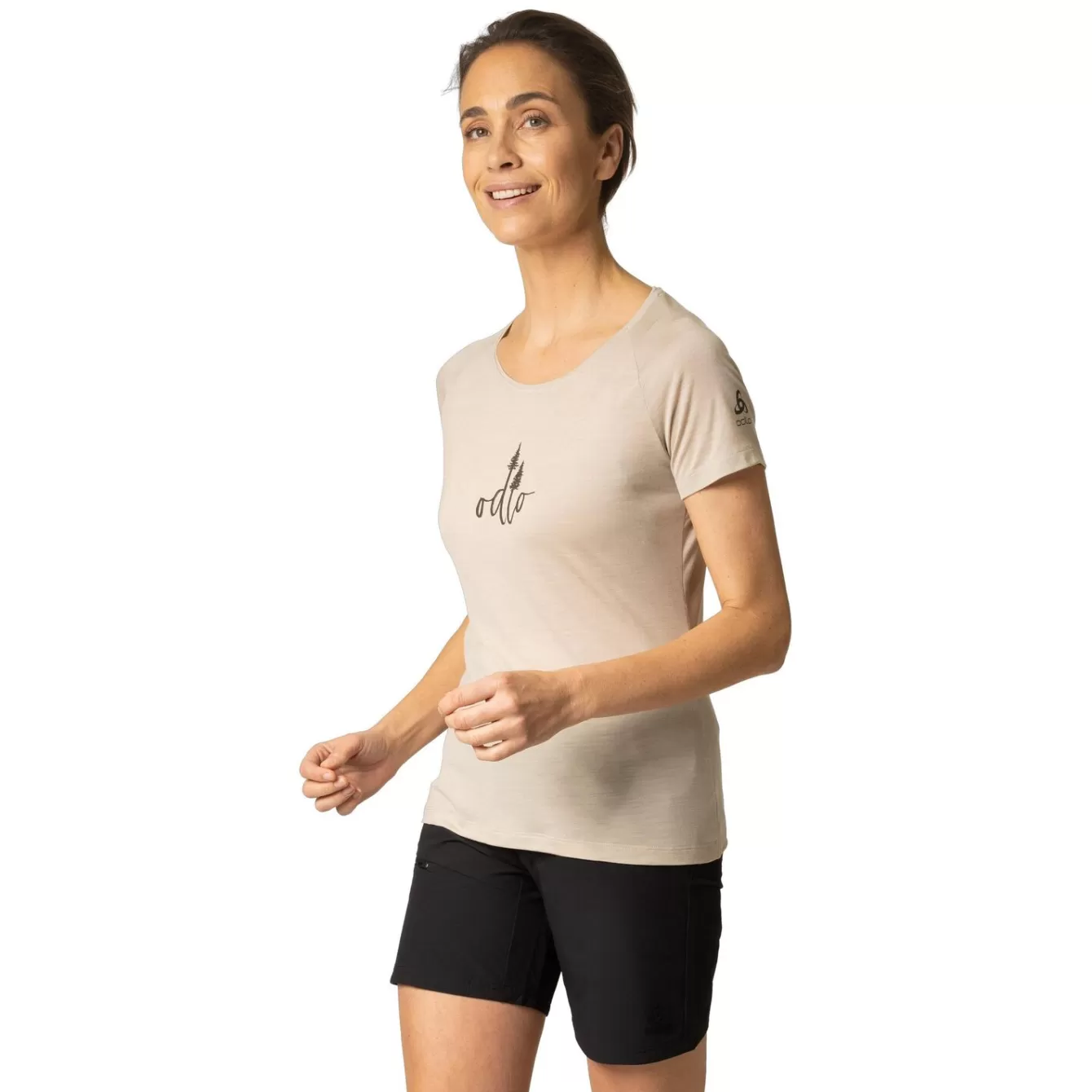 T-Shirt A Imprime Sapins Ascent Performance Wool130 | Odlo Flash Sale