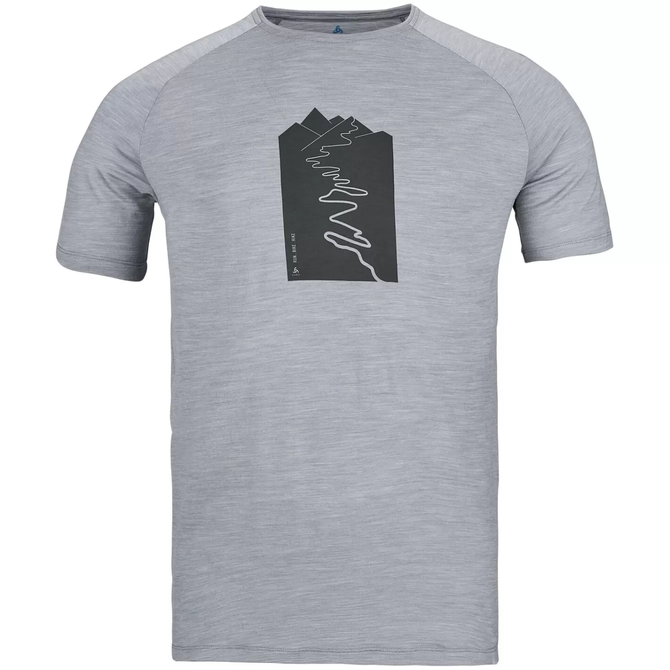 T-Shirt A Imprime Sentier Ascent Performance Wool130 | Odlo Flash Sale