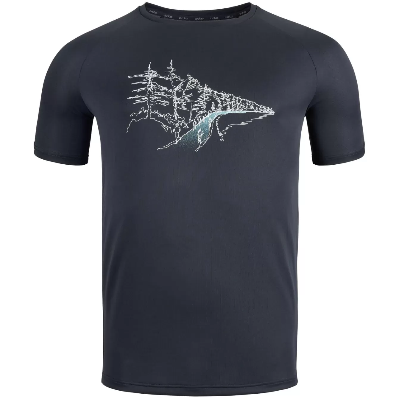 T-Shirt De Running Imprime Essentials | Odlo Cheap