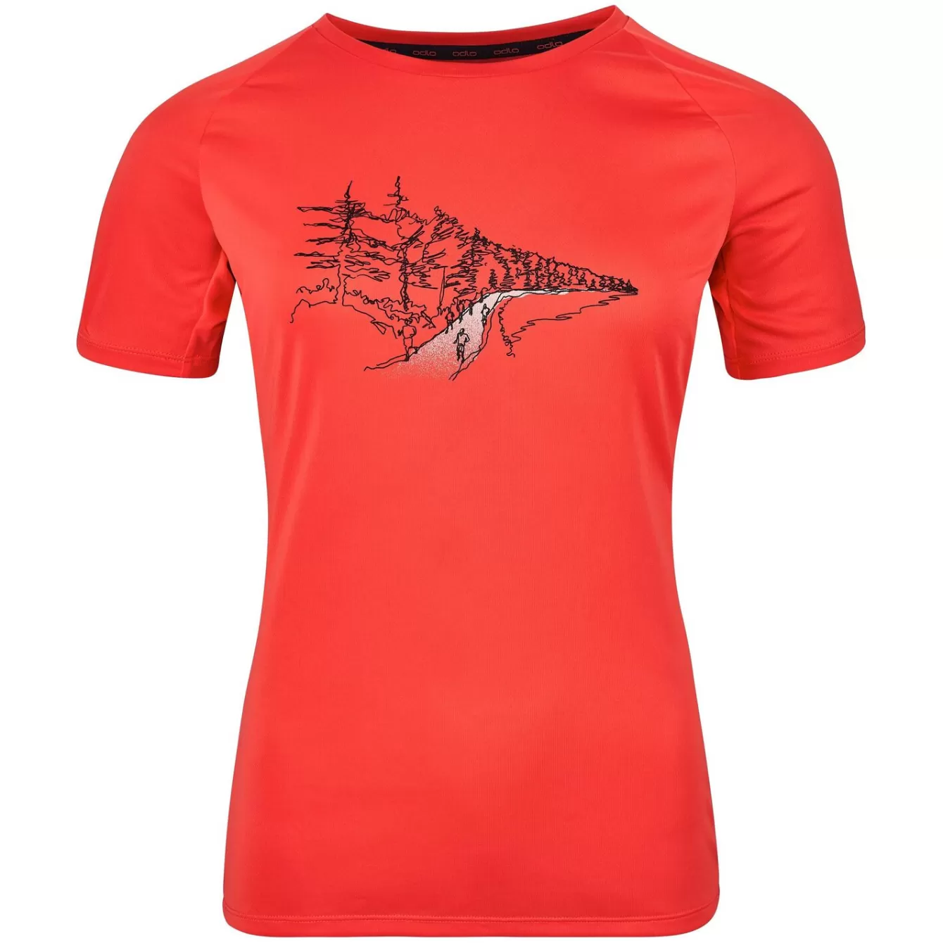 T-Shirt De Running Imprime Essentials | Odlo Best Sale