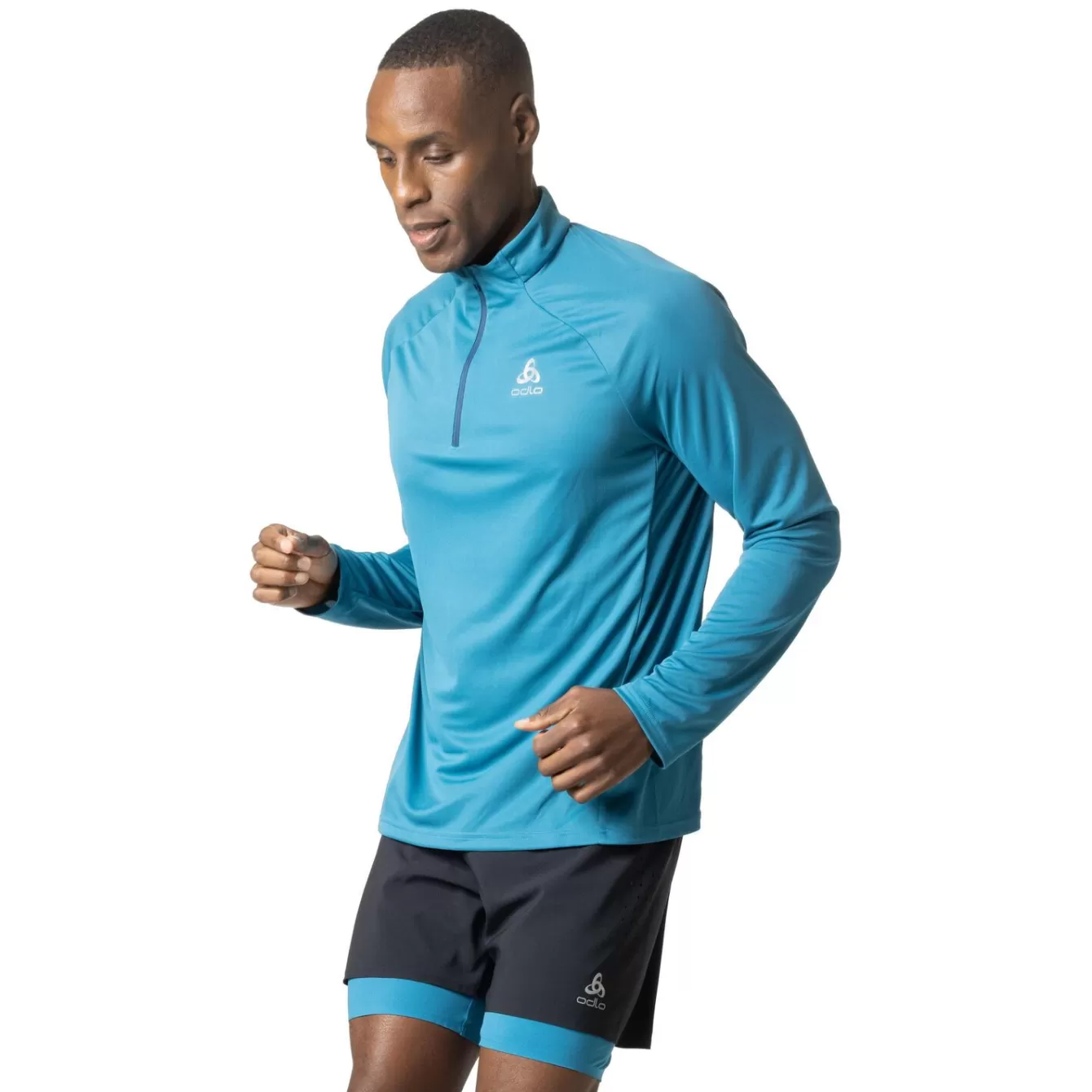 Veste De Running A Col Zippe Essentials Pour Homme | Odlo Hot